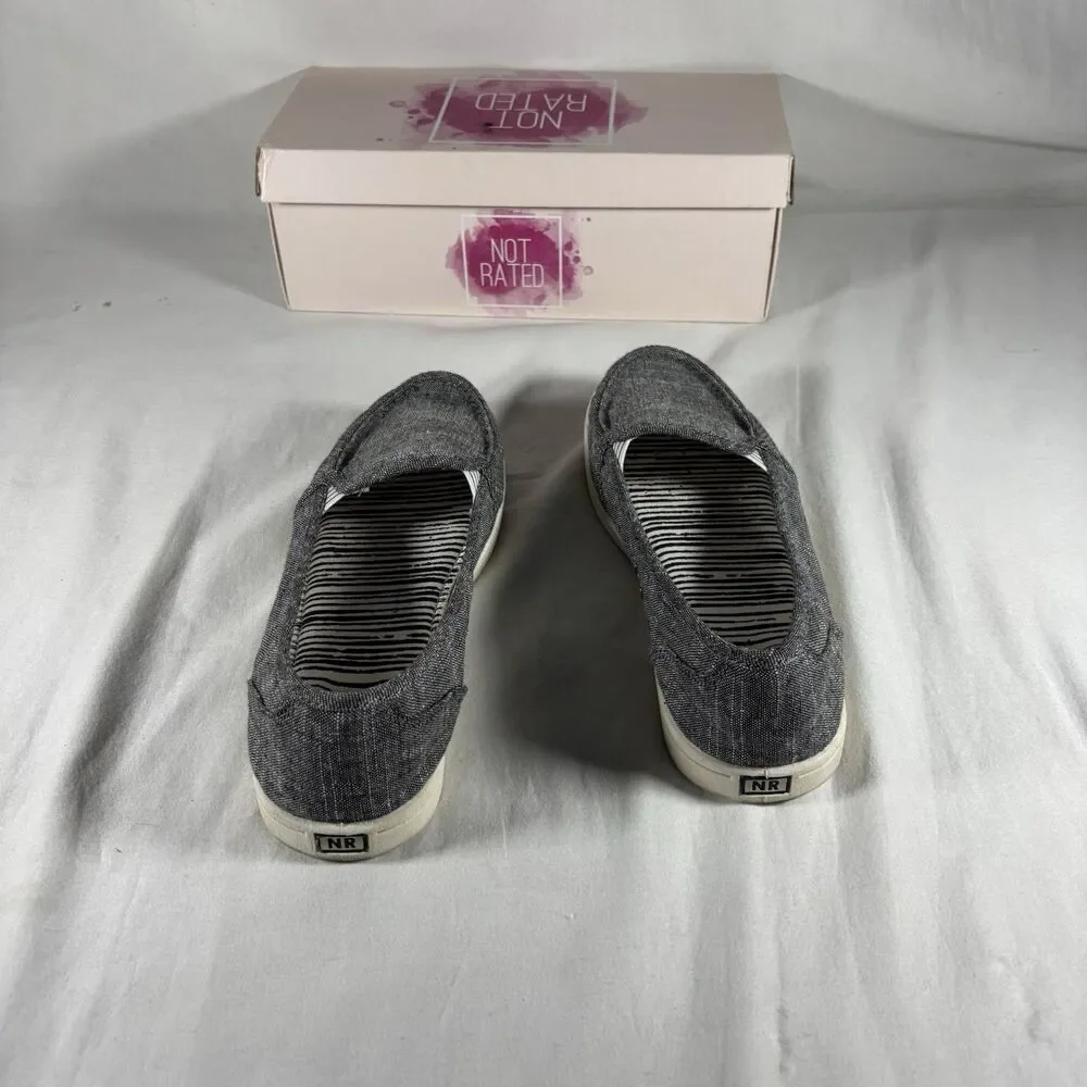 Not Rated Gray Slip On Shoes Size 9 Women’s